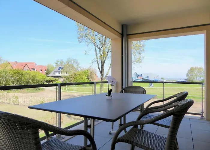Strandhafer, Am Alten Deich 18, Haus 4 Whg. 6 丹加斯特